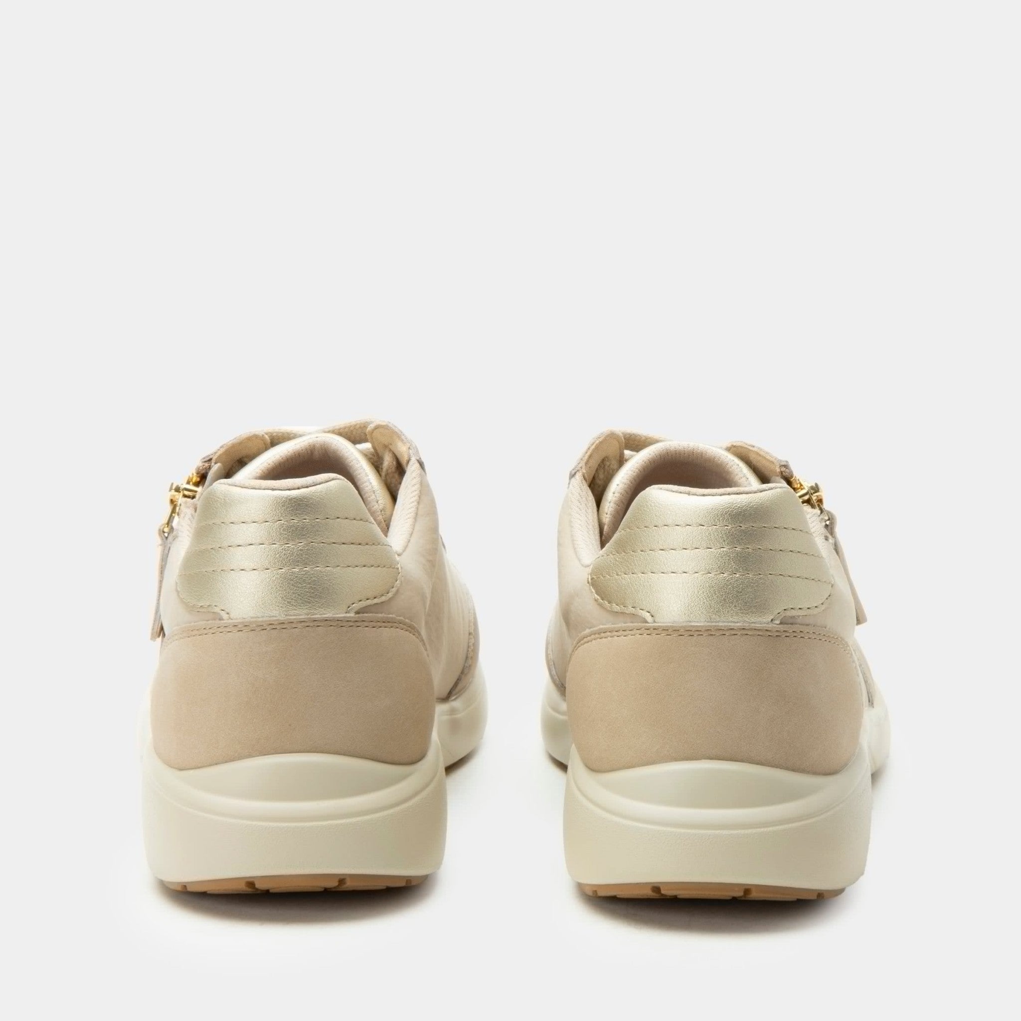 Alegria Eazeer Comfort Arch Support Women's Walking Shoe - Beige - 4