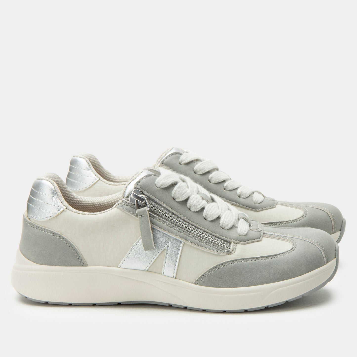 Alegria Eazeer Comfort Arch Support Women's Walking Shoe - Grey - 3
