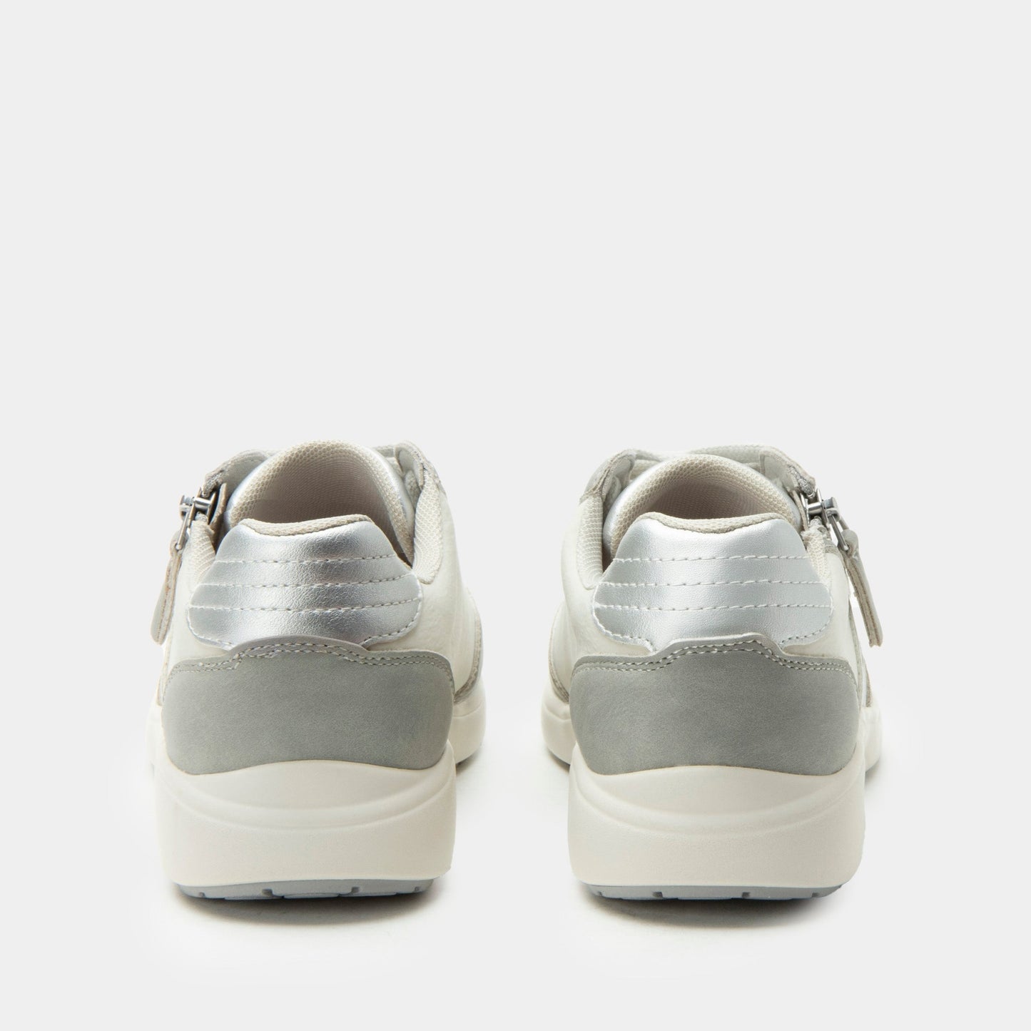 Alegria Eazeer Comfort Arch Support Women's Walking Shoe - Grey - 4