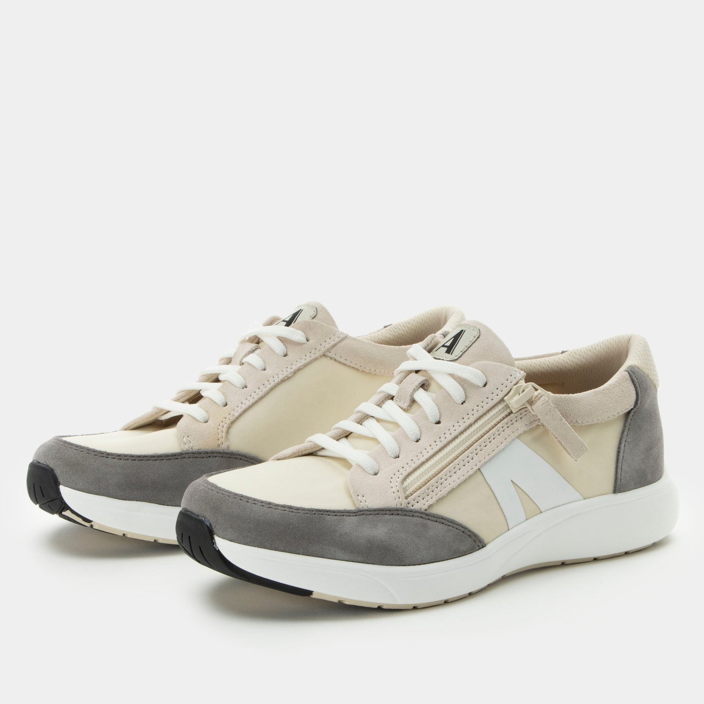 Alegria Eazeer Comfort Arch Support Women's Walking Shoe - Parchment - 1
