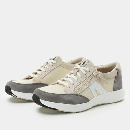 Alegria Eazeer Comfort Arch Support Women's Walking Shoe - Parchment - 1