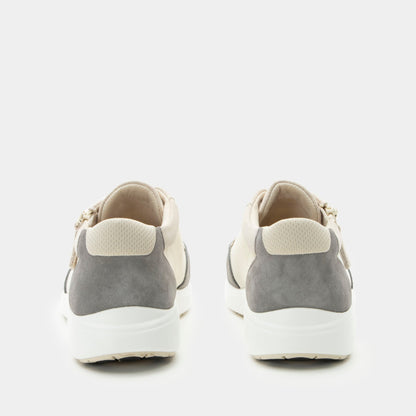 Alegria Eazeer Comfort Arch Support Women's Walking Shoe - Parchment - 4