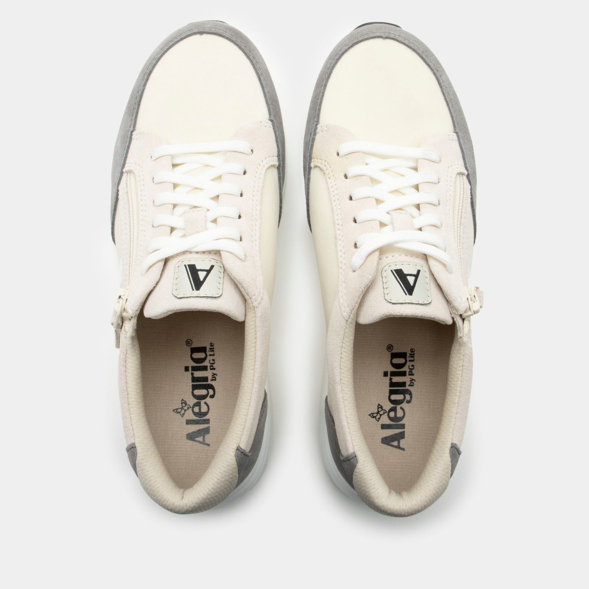 Alegria Eazeer Comfort Arch Support Women's Walking Shoe - Parchment - 5