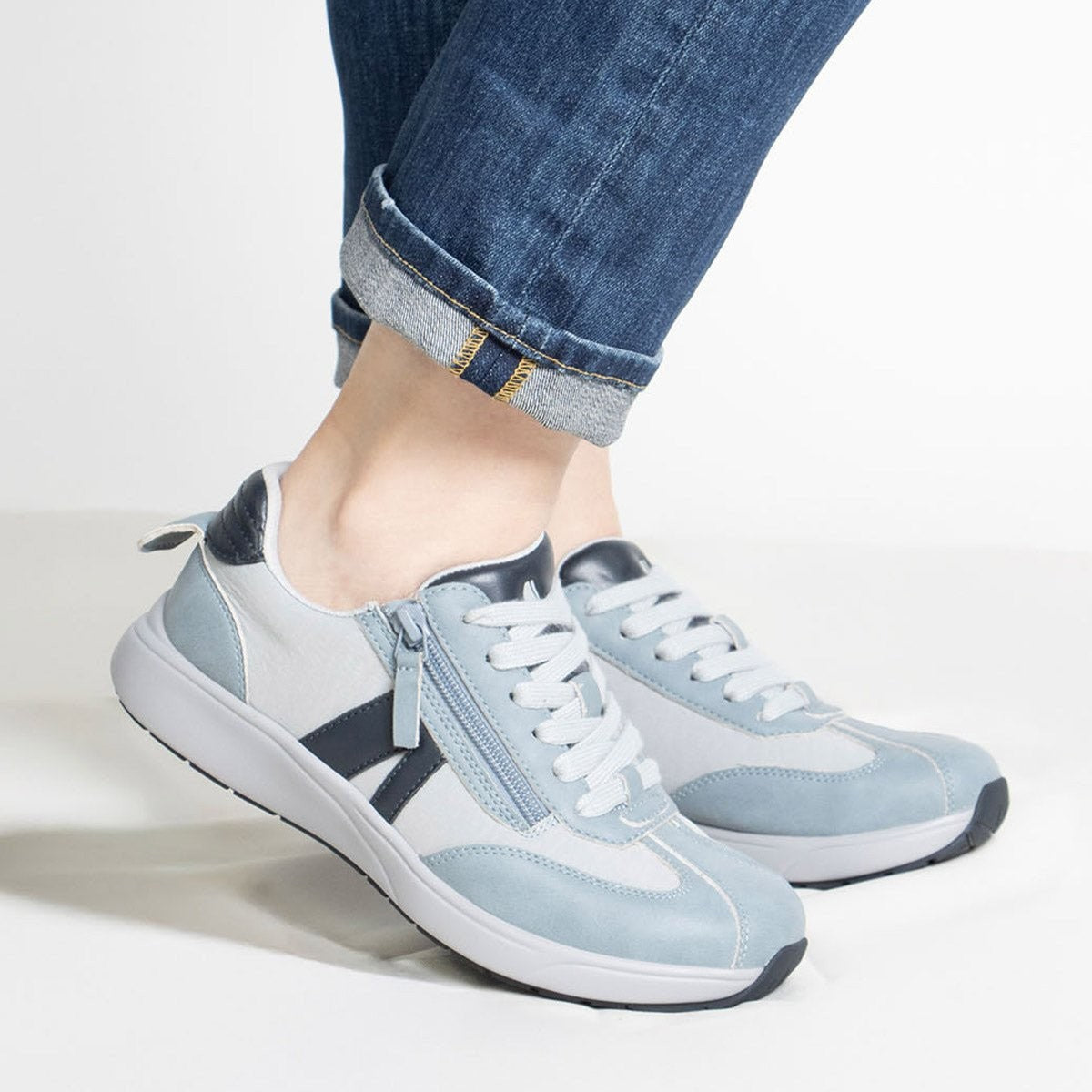 Alegria Eazeer Comfort Arch Support Women's Walking Shoe - Retro Blue - 2