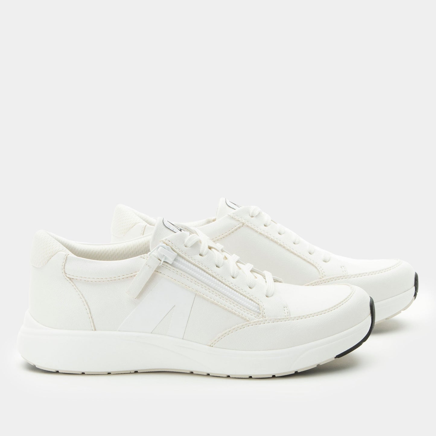 Alegria Eazeer Comfort Arch Support Women's Walking Shoe - White Out - 3