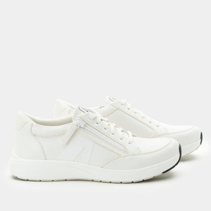 Alegria Eazeer Comfort Arch Support Women's Walking Shoe - White Out - 3