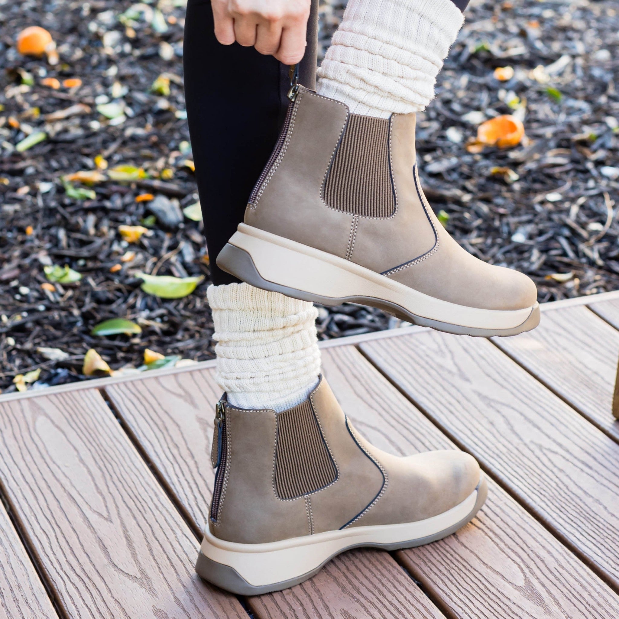 Alegria Frankie FreshWell Comfort Arch Support Women's Boot - Driftwood - 2