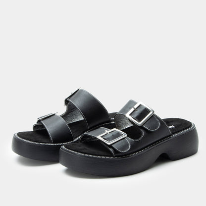Alegria Iza Comfort Arch Support Women's Sandal - Black - 1