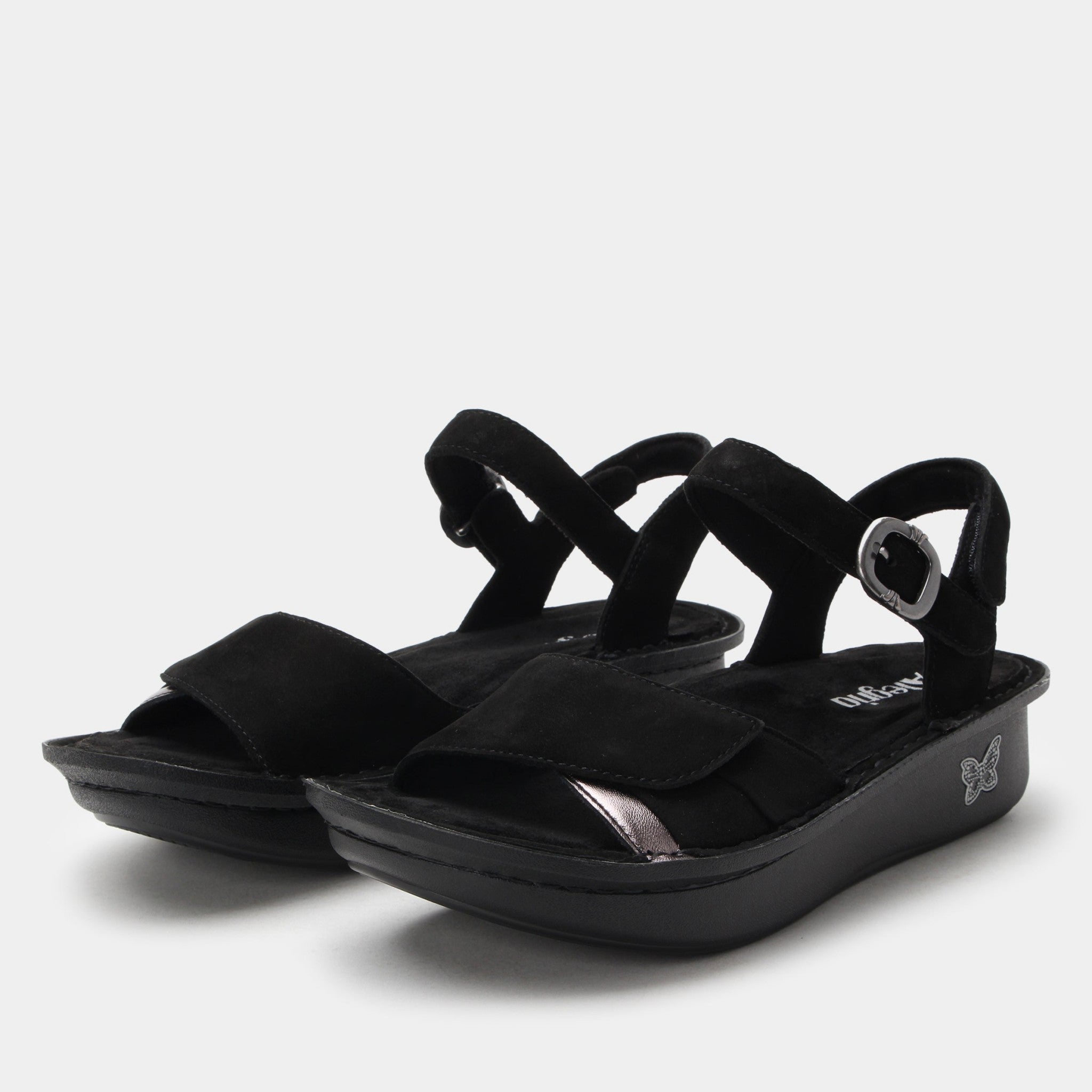 Alegria Klementine Classic Rocker Comfort Arch Support Women's Sandal - Black - 1