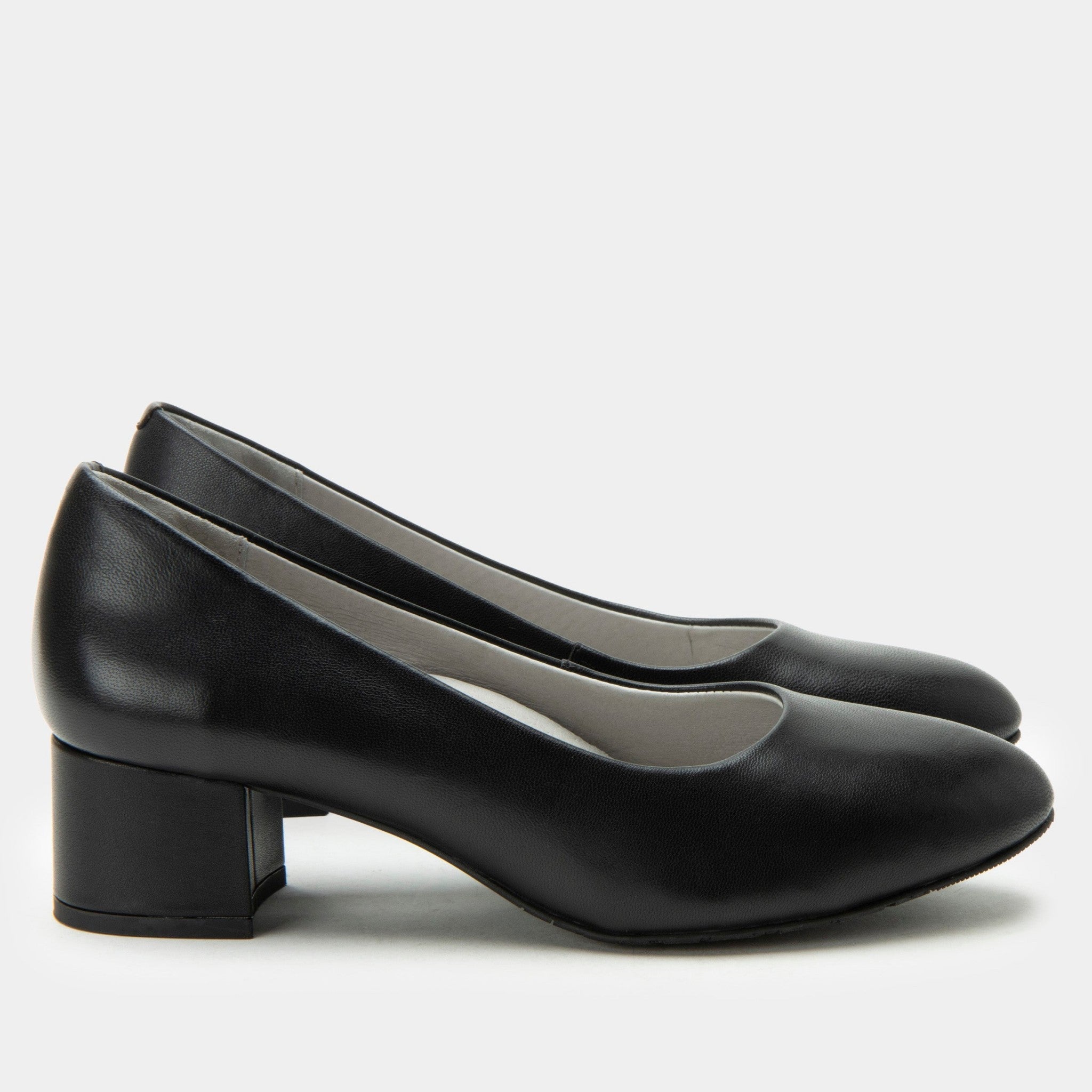 Alegria Lisah Comfort Arch Support Women's Dress Heel - All Black - 3