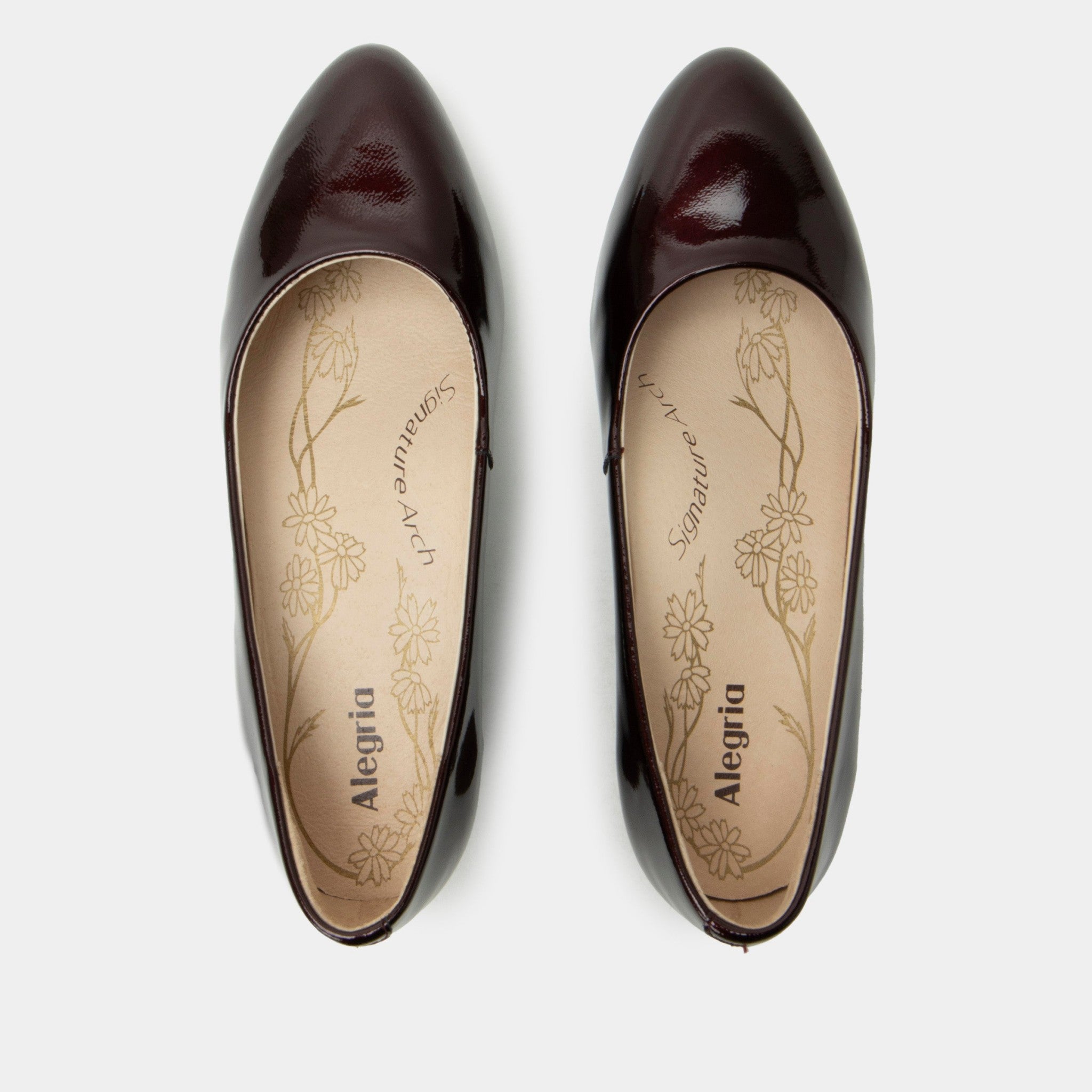 Alegria Lisah Comfort Arch Support Women's Dress Heel - Jam Patent - 5