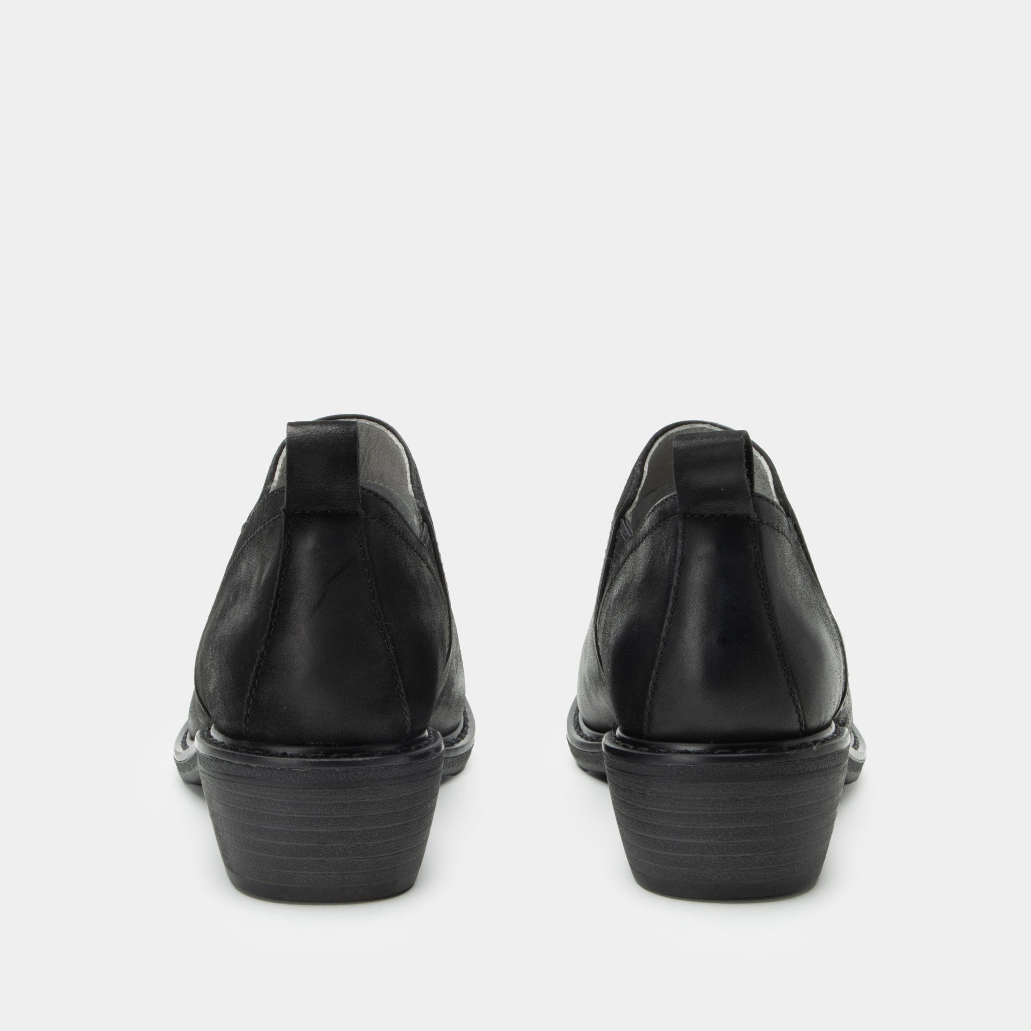 Alegria Merle Comfort Signature Arch Support Women's Bootie - Black Burnish - 4