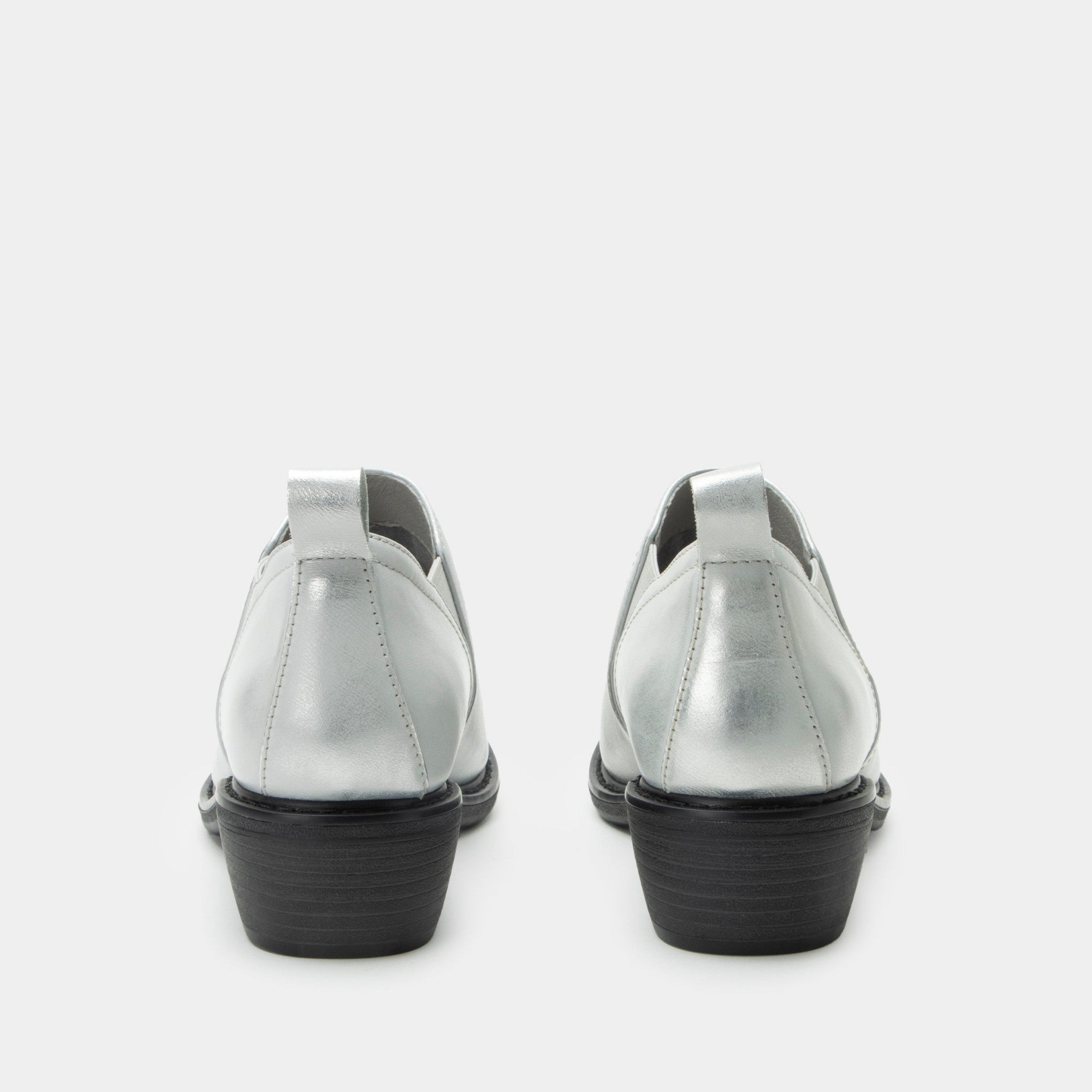 Alegria Merle Comfort Signature Arch Support Women's Bootie - Silver White - 4