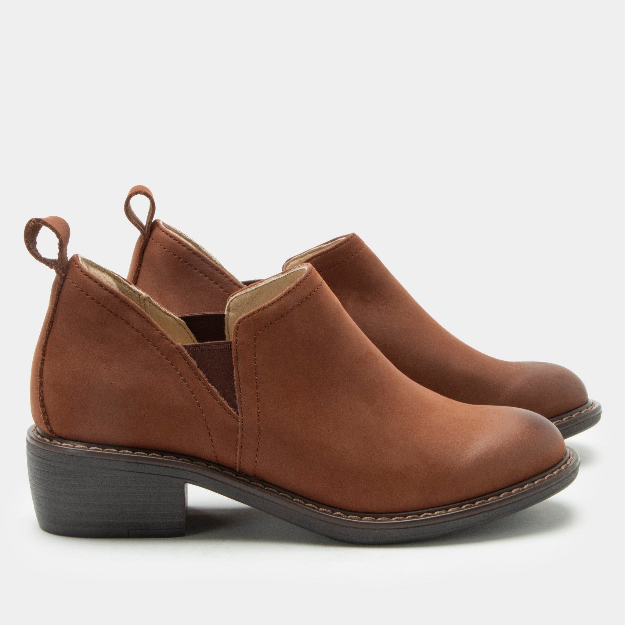 Alegria Merle Comfort Signature Arch Support Women's Bootie - Tawny Burnish - 3