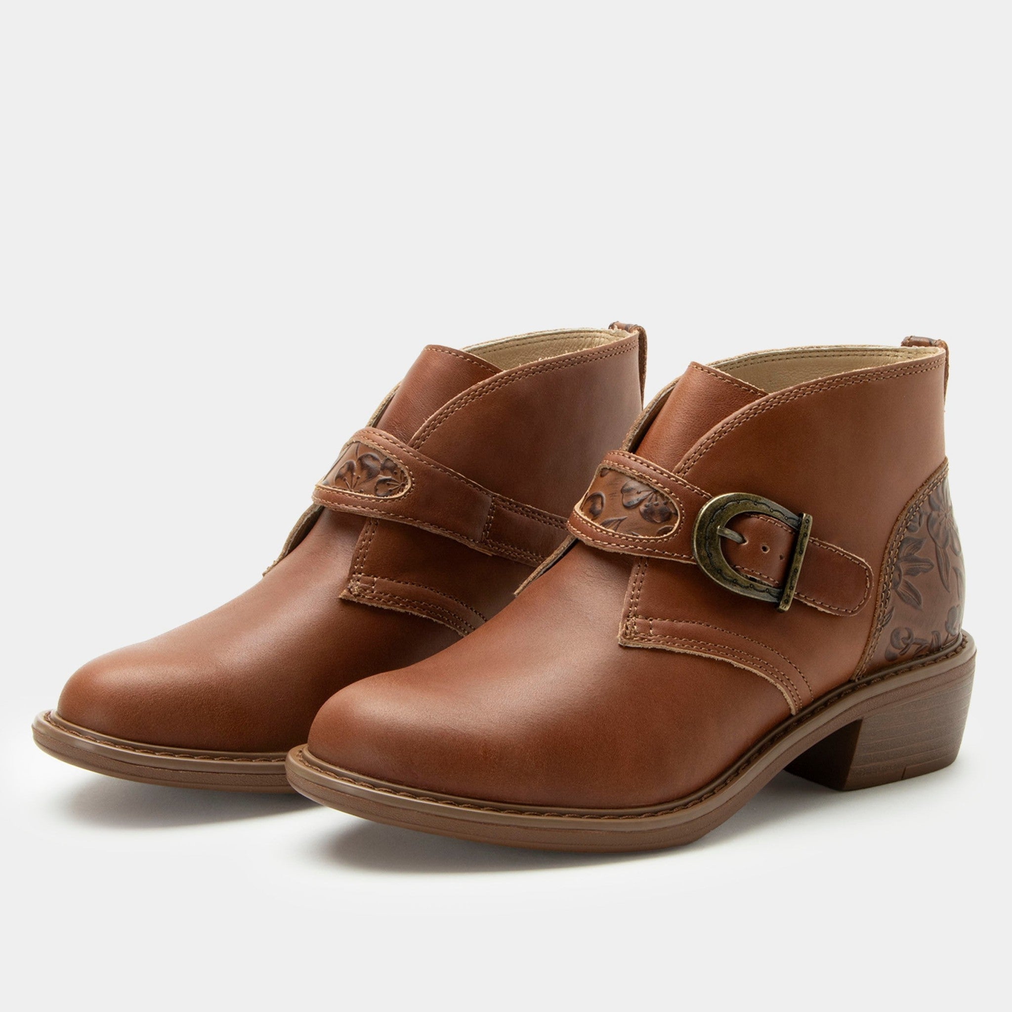 Alegria Mikki Trimform Heel Comfort Arch Support Women's Ankle Boot - All Loretta - 1