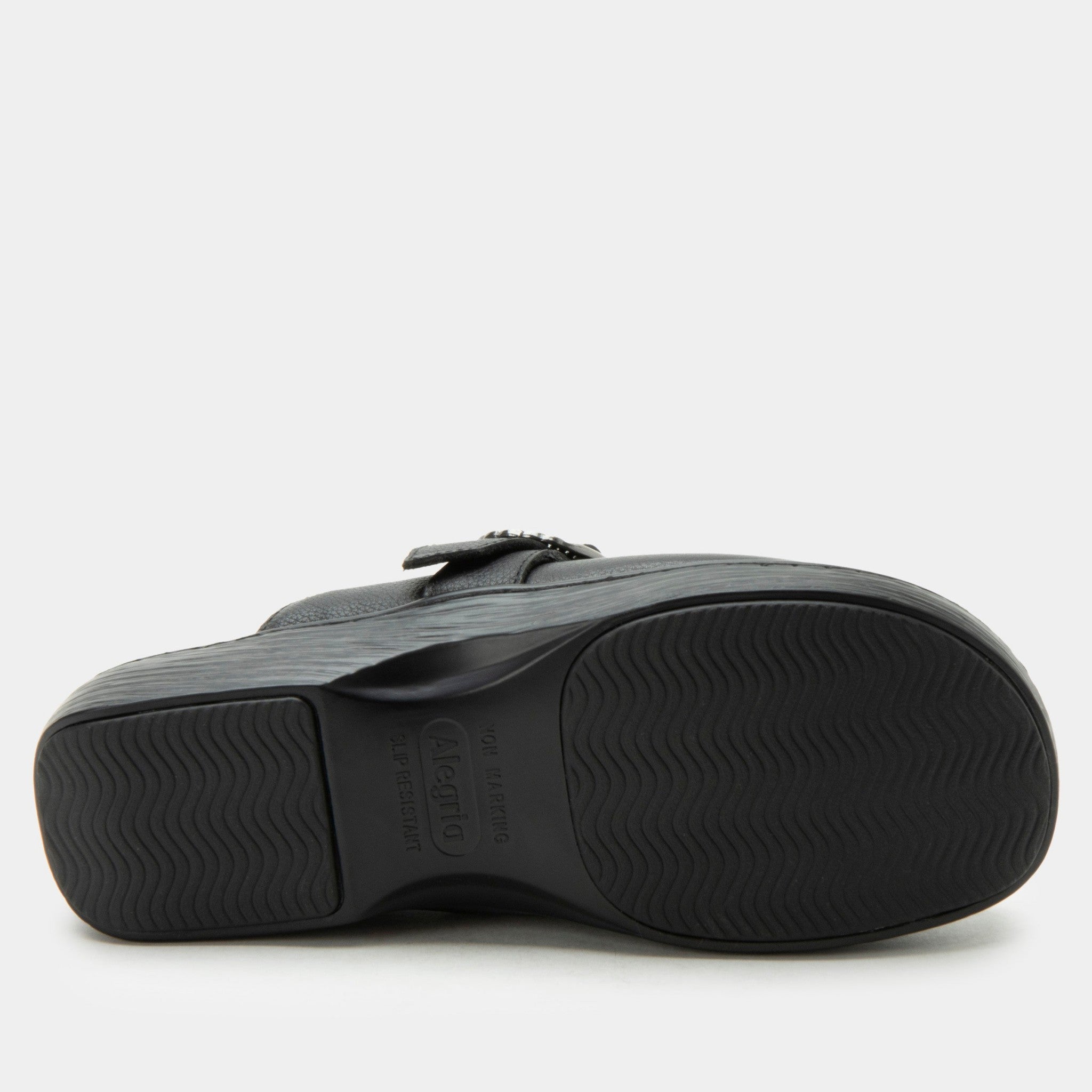 Alegria Osmosis Wood Look Rocker Comfort Arch Support Women's Clog - Black Bird - 7