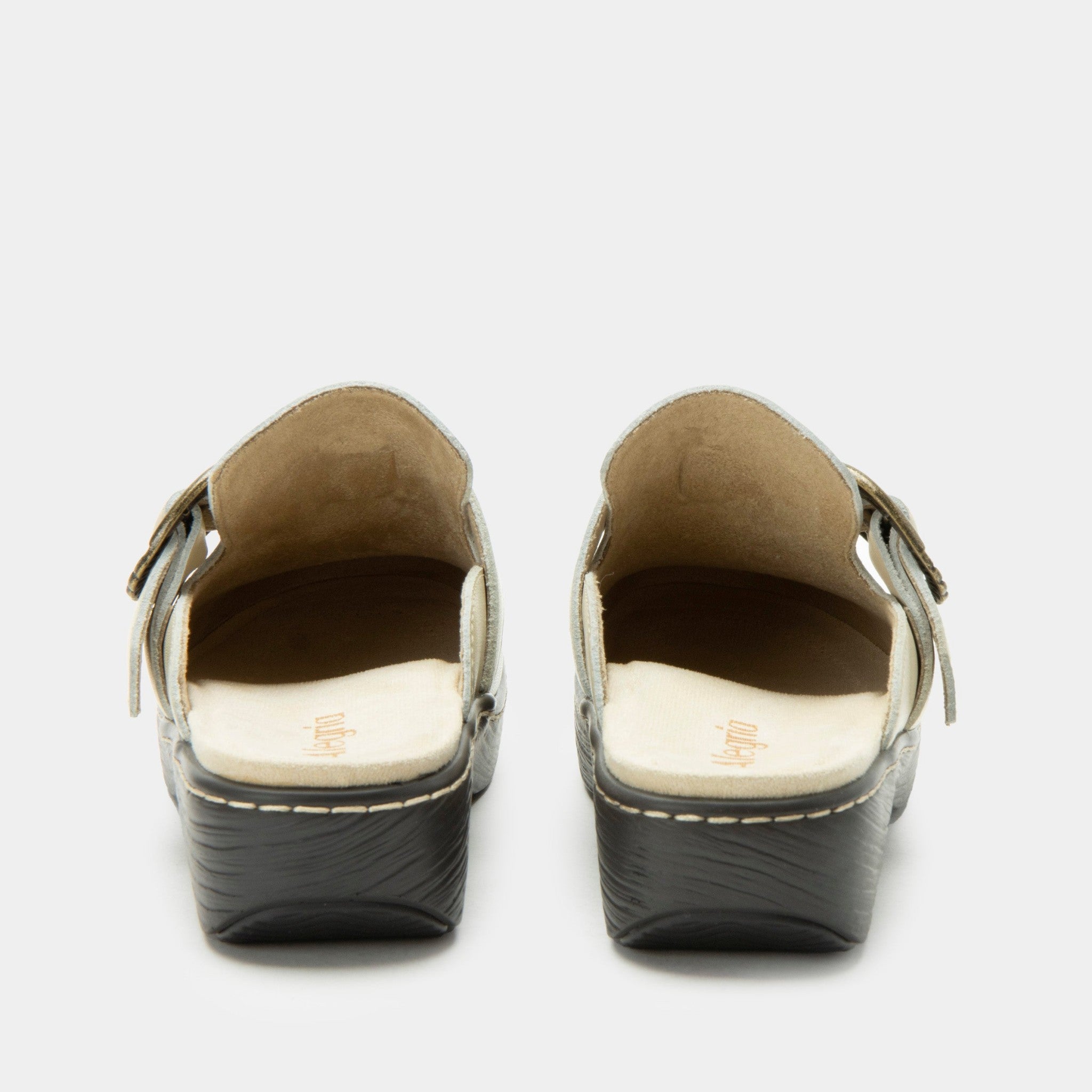 Alegria Osmosis Wood Look Rocker Comfort Arch Support Women's Clog - Gold Cream - 4