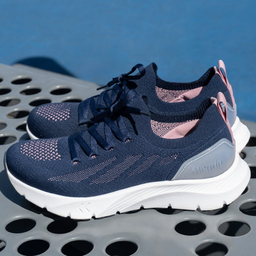 Alegria Regale Rebounce Comfort Arch Support Women's Walking Shoe - Blush Navy - 2