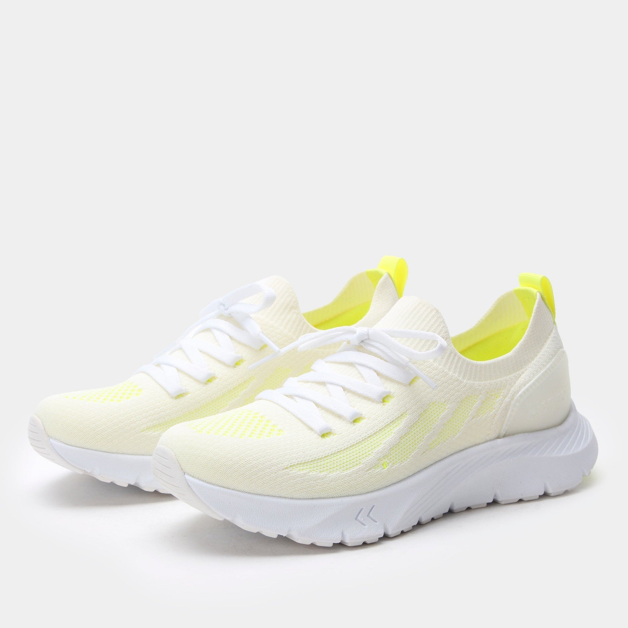 Alegria Regale Rebounce Comfort Arch Support Women's Walking Shoe - Neon White - 1