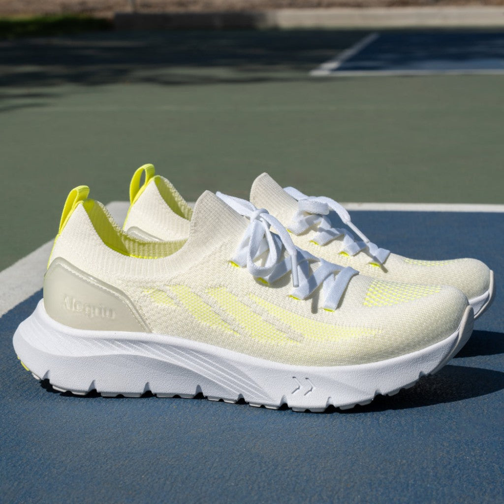 Alegria Regale Rebounce Comfort Arch Support Women's Walking Shoe - Neon White - 2