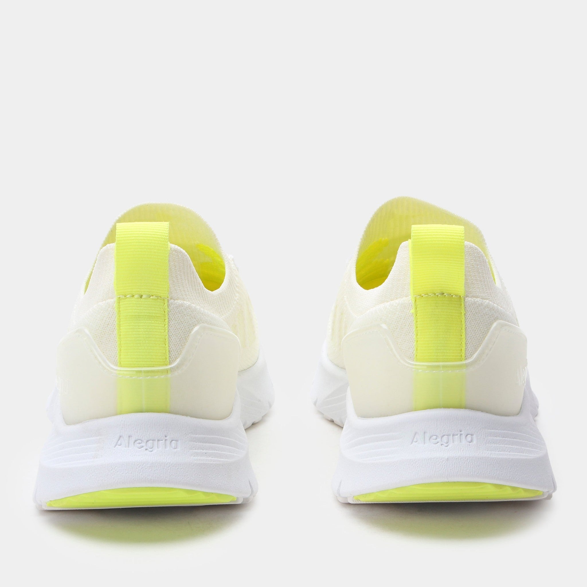 Alegria Regale Rebounce Comfort Arch Support Women's Walking Shoe - Neon White - 4