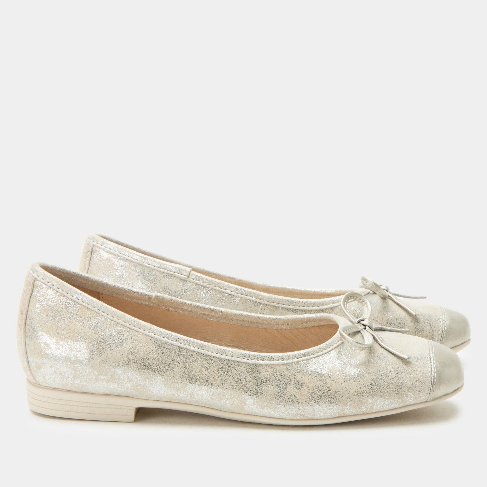 Alegria Talya Comfort Arch Support Women's Ballet Flat - Champagne Mist - 3