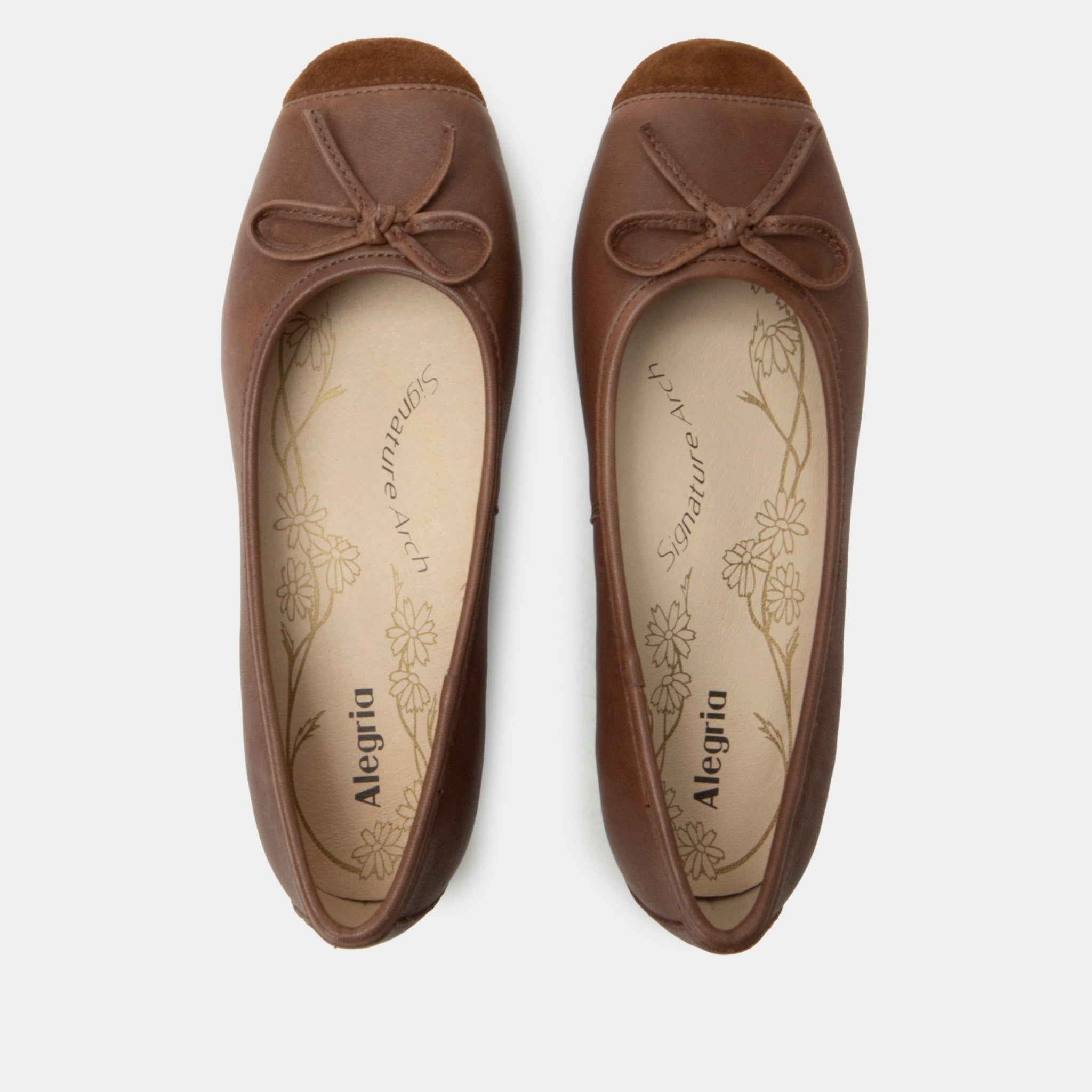 Alegria Talya Comfort Arch Support Women's Ballet Flat - Gingerbread - 5