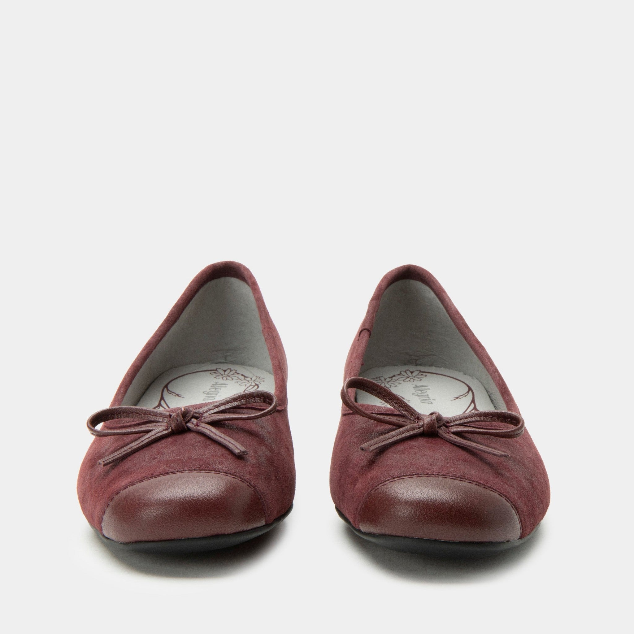 Alegria Talya Comfort Arch Support Women's Ballet Flat - Maroon Mist - 6
