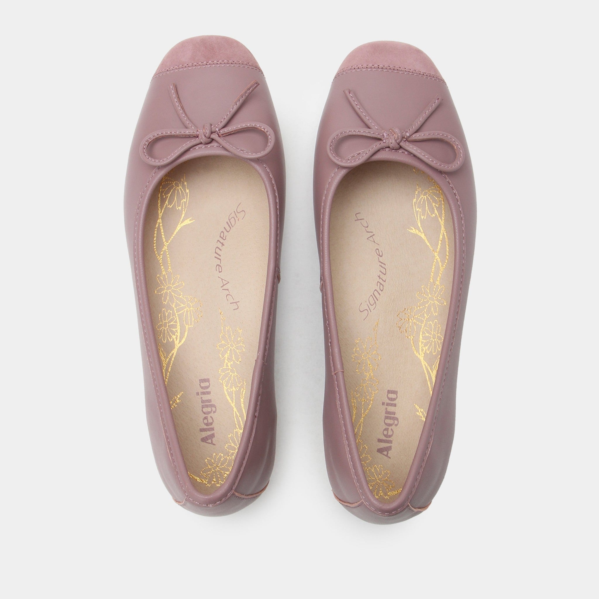 Alegria Talya Comfort Arch Support Women's Ballet Flat - Mauve - 4