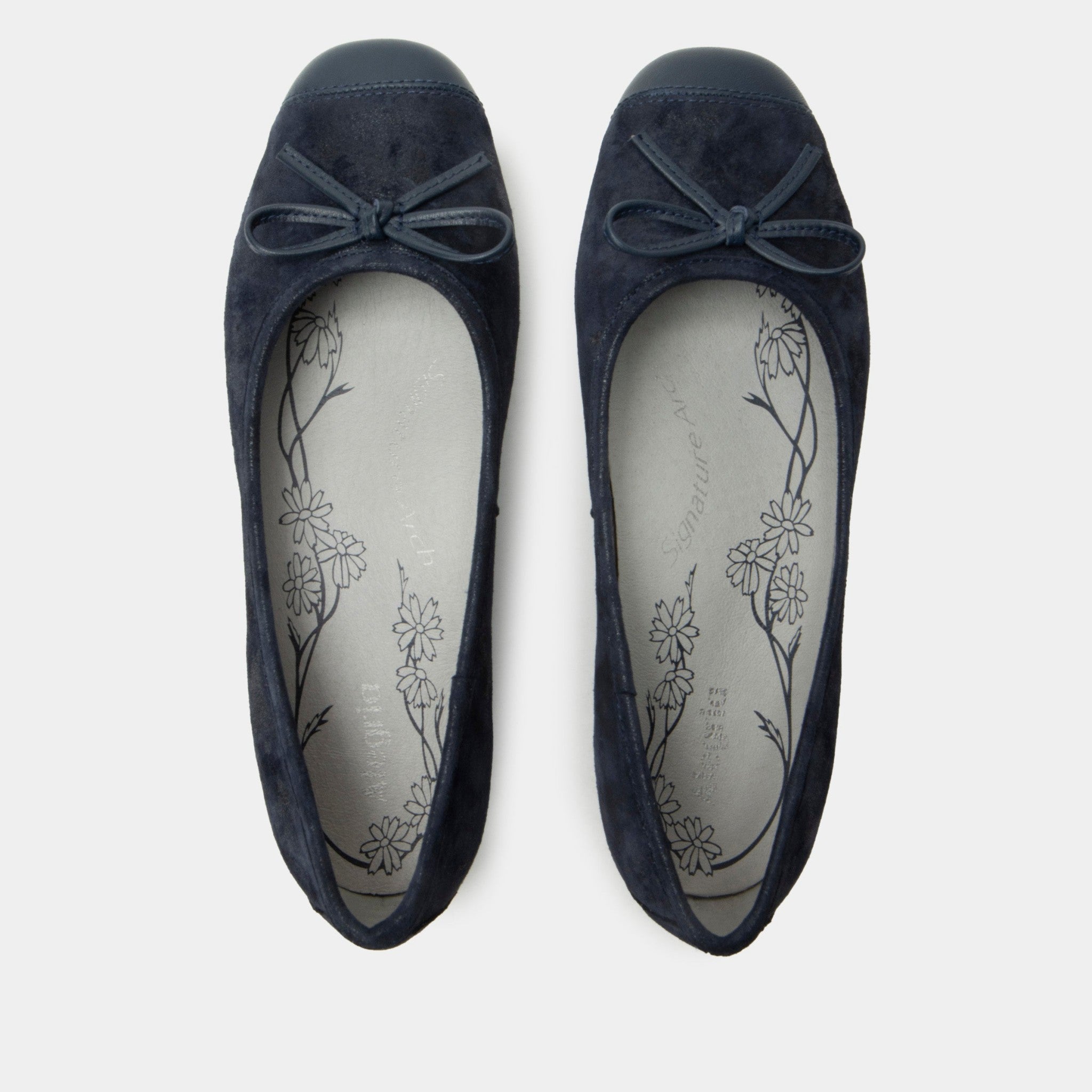Alegria Talya Comfort Arch Support Women's Ballet Flat - Navy Mist - 4