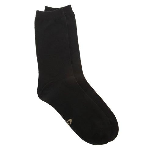 Aetrex Copper Sole Dress Socks - 3 Pack - Women - Black - Crew