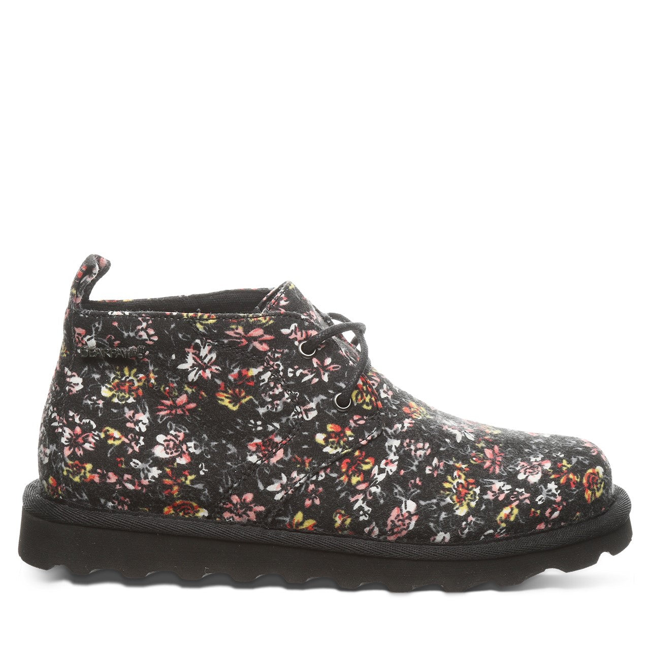 Bearpaw Skye Women's Leather Chukka Boots - 2578W Bearpaw- 008 - Black Floral - View
