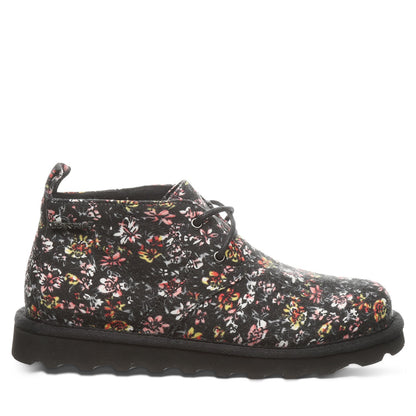Bearpaw Skye Women's Leather Chukka Boots - 2578W Bearpaw- 008 - Black Floral - View