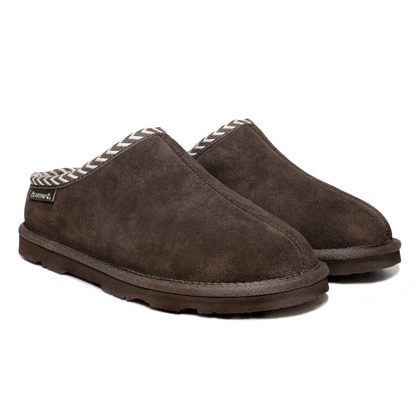 Bearpaw Tabitha Women's Indoor & Outdoor Slippers - Chocolate - 1 - Angle Pair