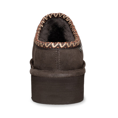 Bearpaw Martis Women's Indoor/outdoor Slippers - 3038w - Chocolate - 5 Back