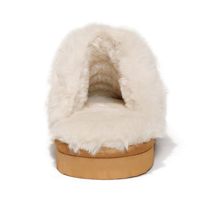 Bearpaw Women's Loki Style Quilted Slippers - 3053W Jordyn - Cozy Indoor/Outdoor House Shoe  - Iced Coffee- 4 Back