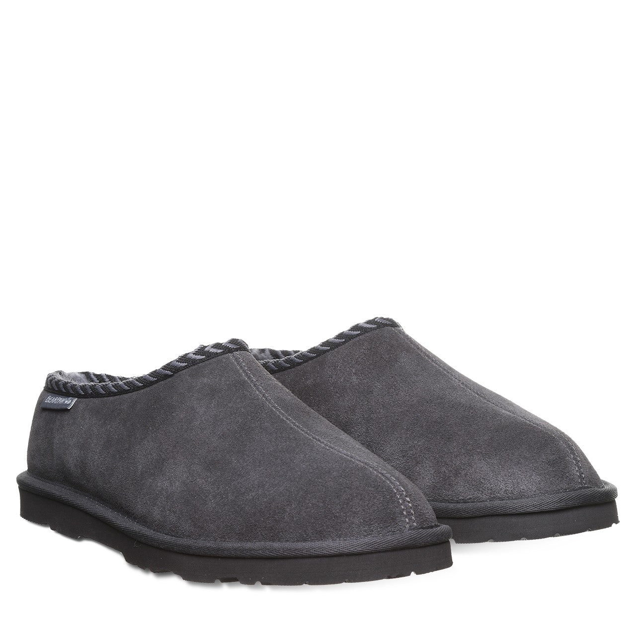 Bearpaw BEAU Men's Slippers - 3048M - Graphite - pair view