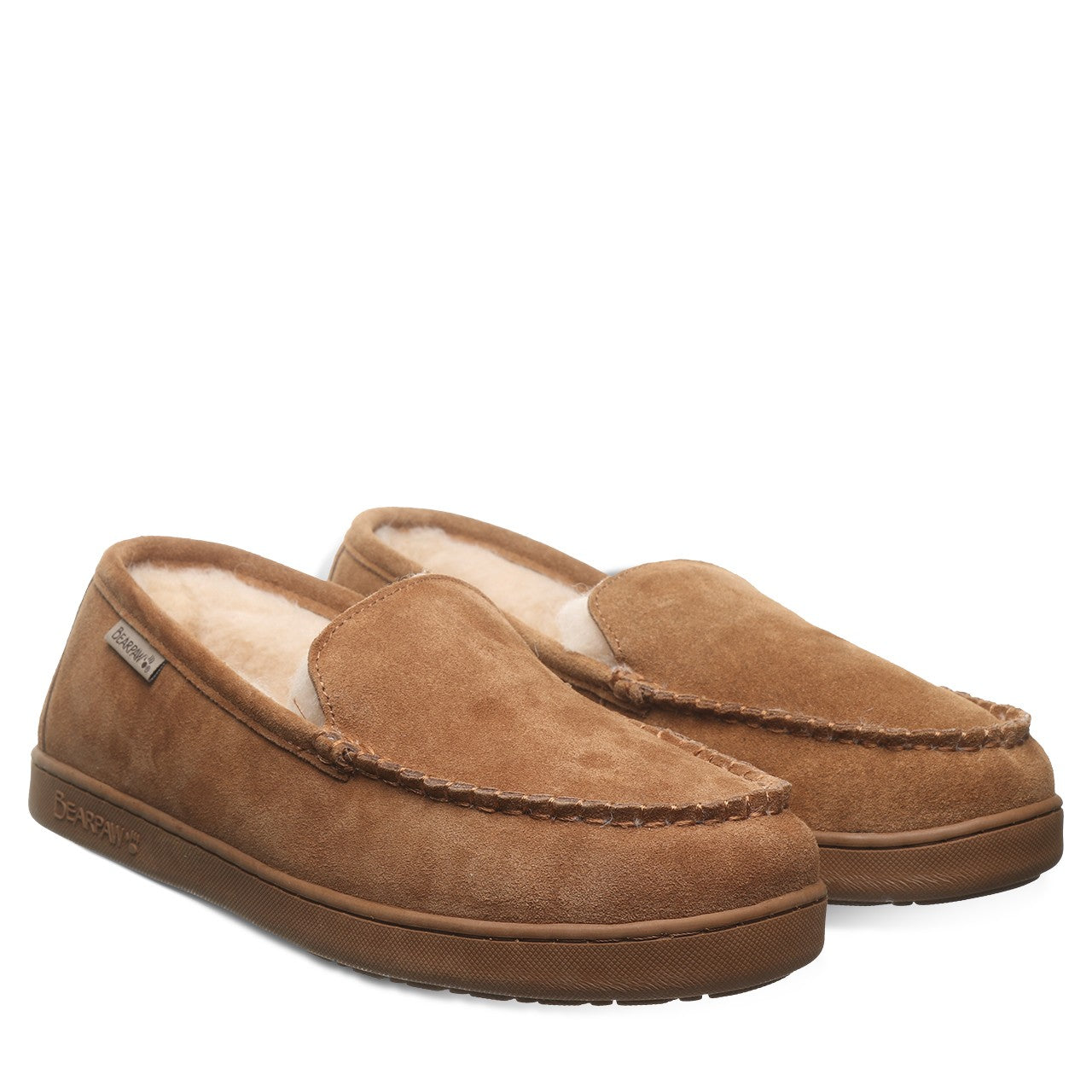 Bearpaw BRIAN Men's Slippers - 3189M - Hickory - pair view