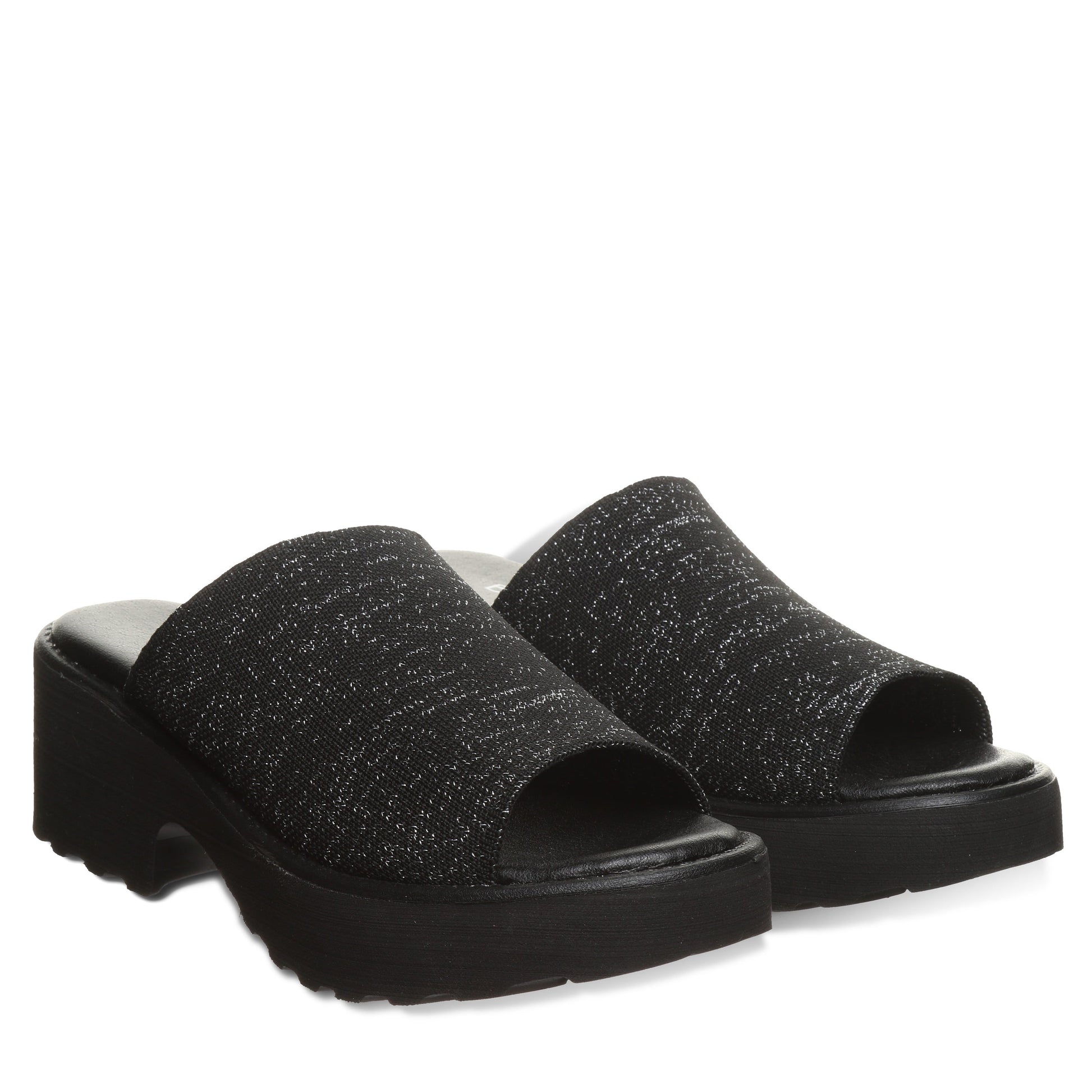 Bearpaw Blanche Women's Shoes - 3425W - Black Metallic - pair view