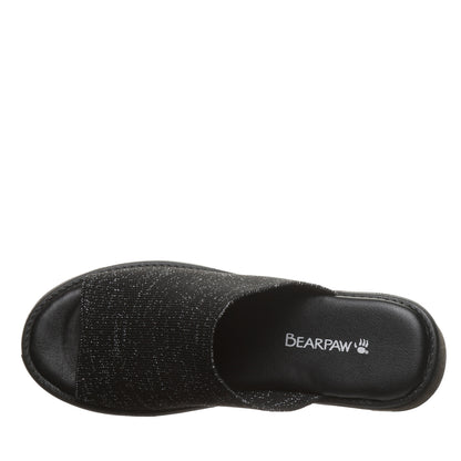 Bearpaw Blanche Women's Shoes - 3425W - Black Metallic - top view