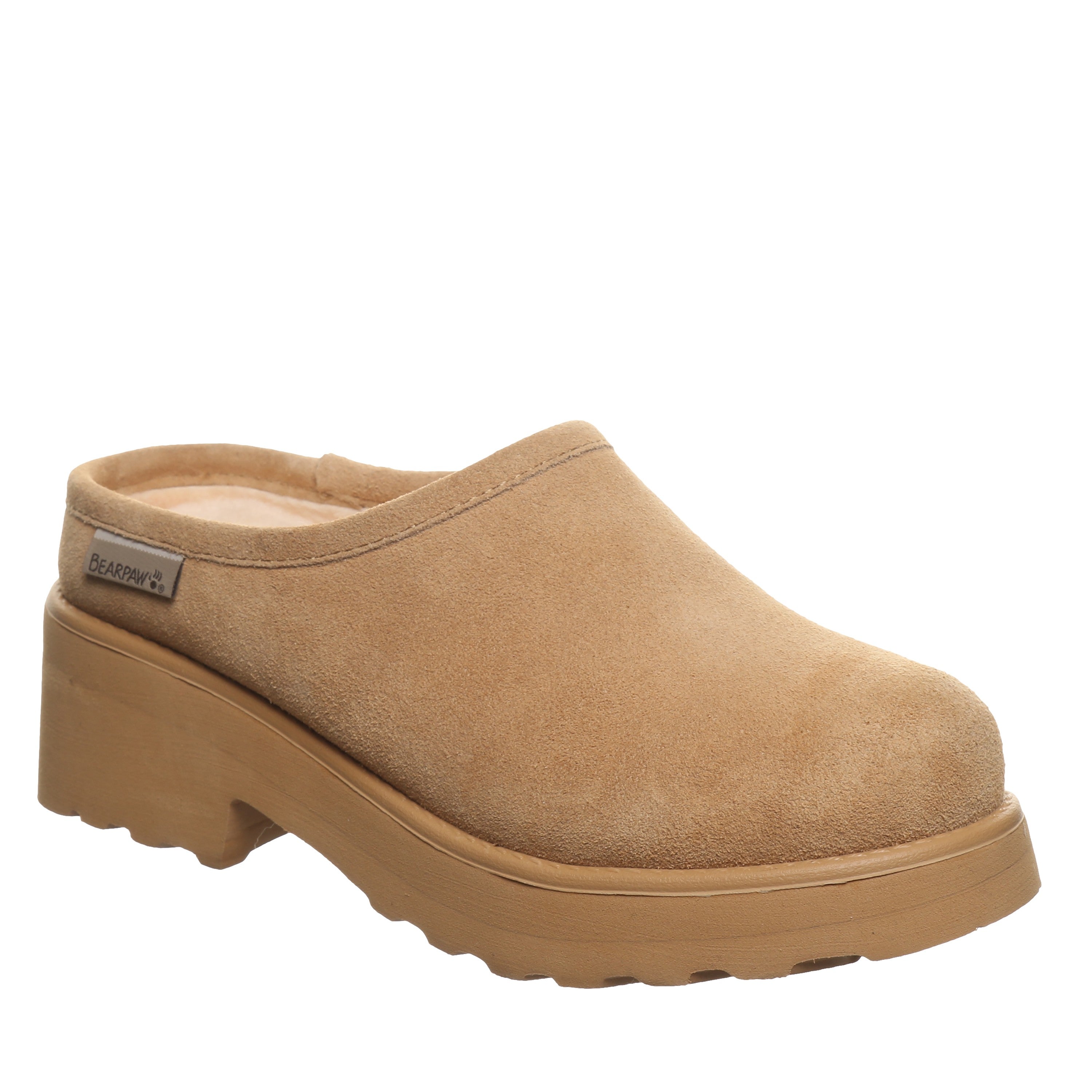 Bearpaw Court Women's Shoe - 3320w - Cozy Suede Comfort Clog