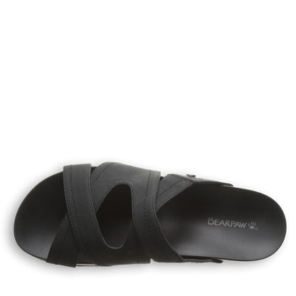 Bearpaw CRUX Women's Sandals - 3258W - Black - top view