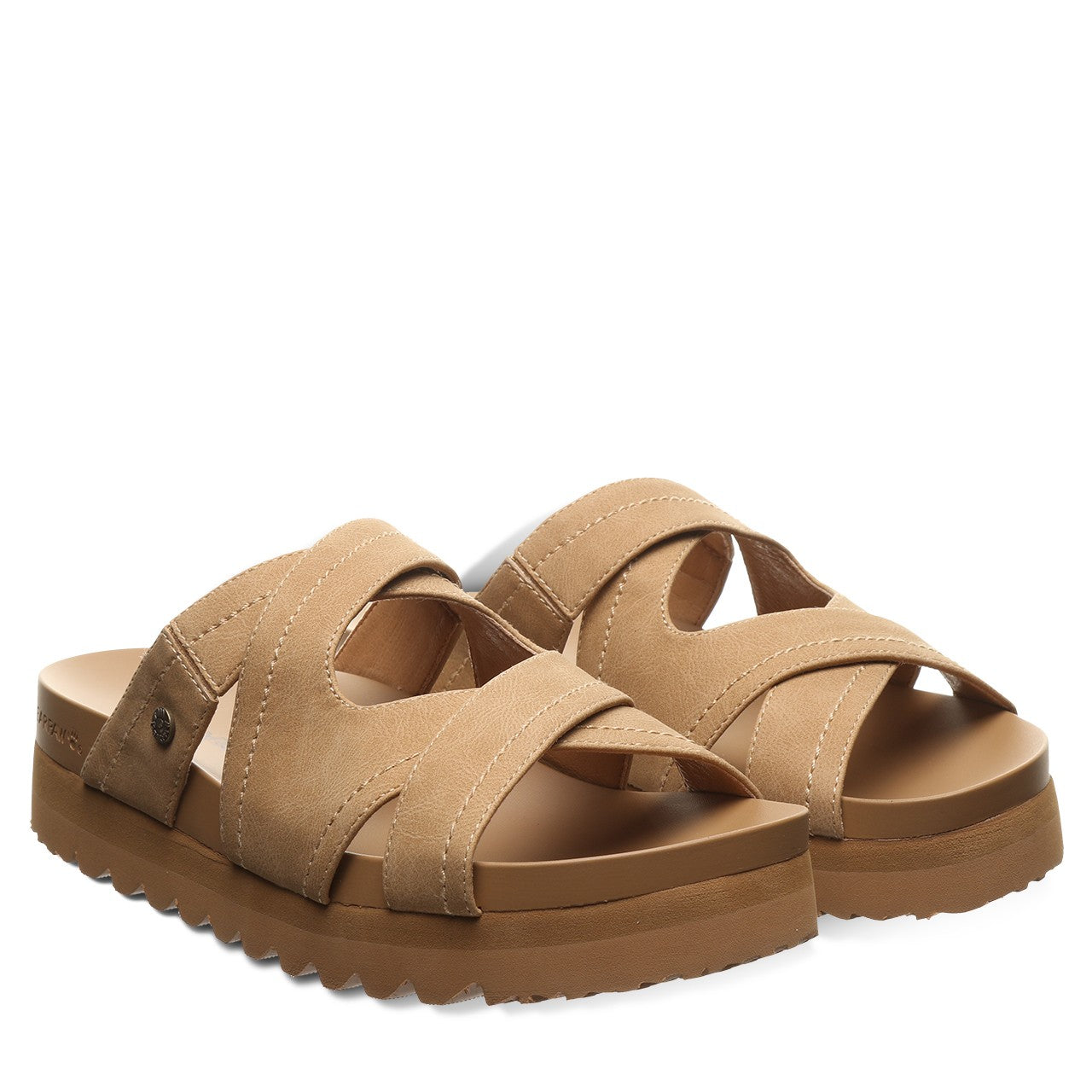 Bearpaw CRUX Women's Sandals - 3258W - Iced Coffee - pair view