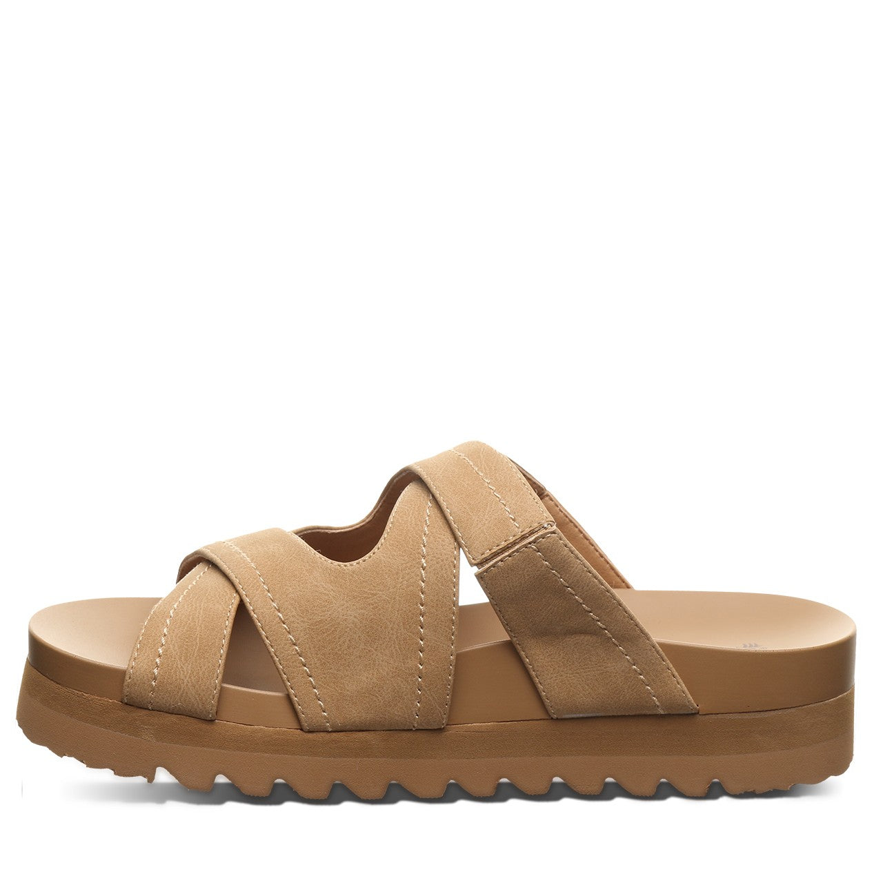 Bearpaw CRUX Women's Sandals - 3258W - Iced Coffee - side view