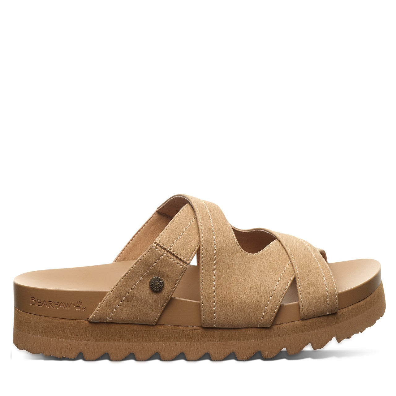 Bearpaw CRUX Women's Sandals - 3258W - Iced Coffee - side view 2