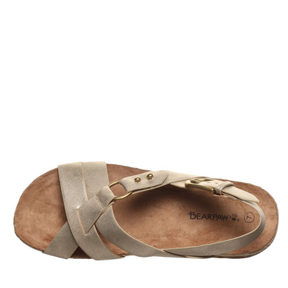 Bearpaw Cady Women's Sandals - 3431W - Gold - top view