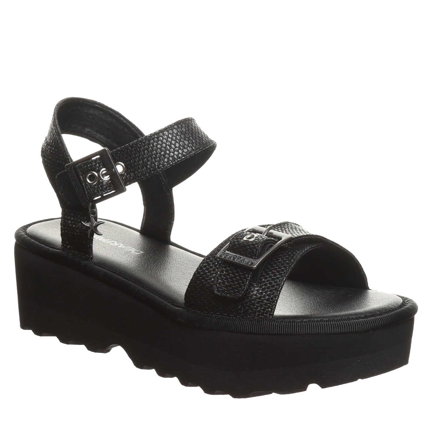 Bearpaw Cassidy Women's Sandals - 3426W - Black - angle main