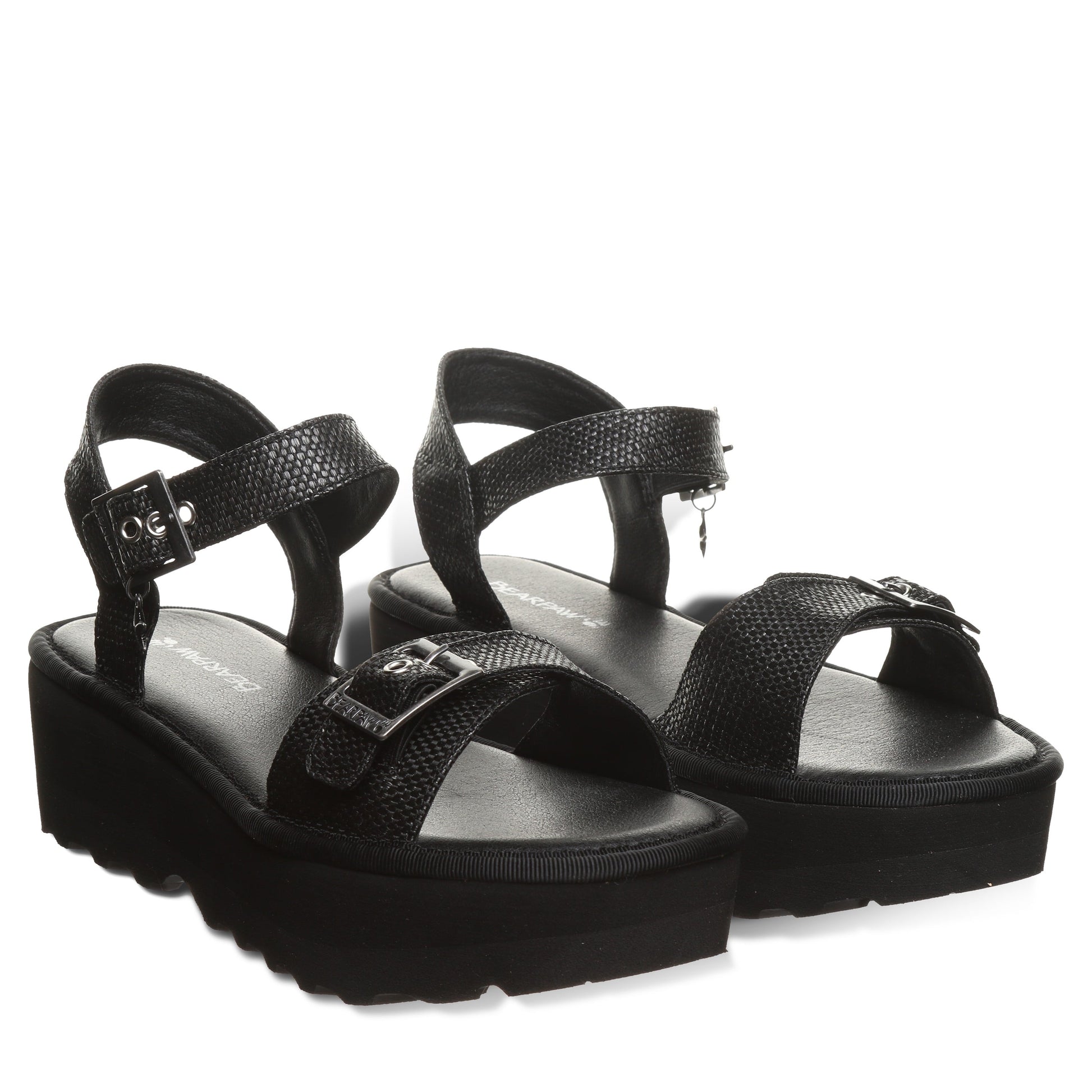Bearpaw Cassidy Women's Sandals - 3426W - Black - pair view