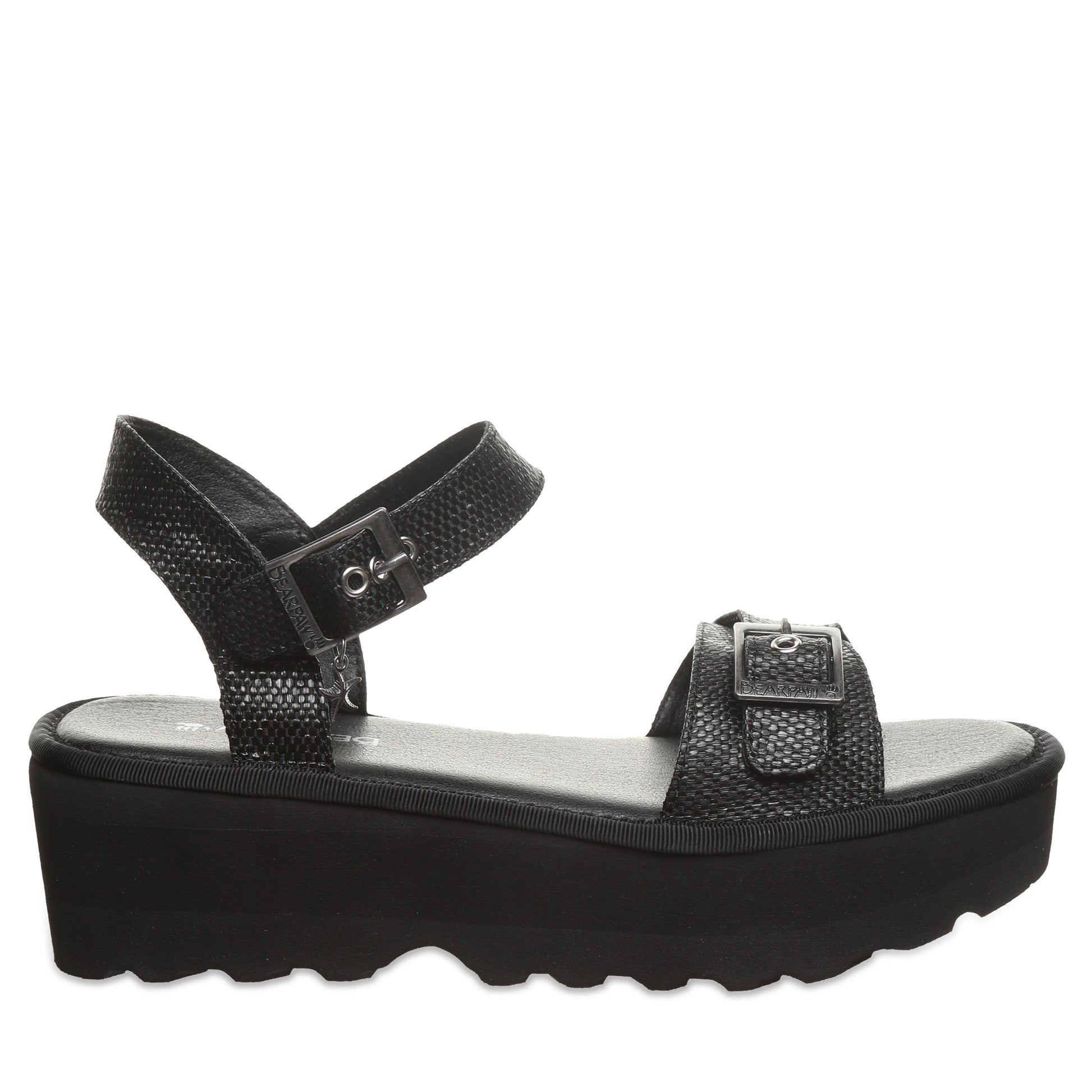 Bearpaw Cassidy Women's Sandals - 3426W - Black - side view 2