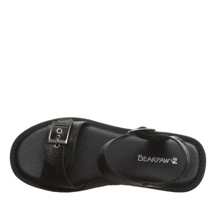 Bearpaw Cassidy Women's Sandals - 3426W - Black - top view
